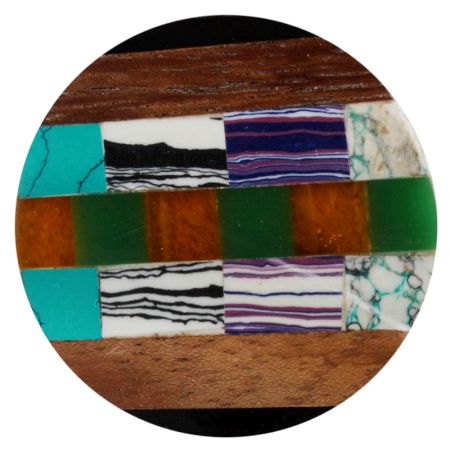 Multicolor Resin And Wood Cabinet Knob
